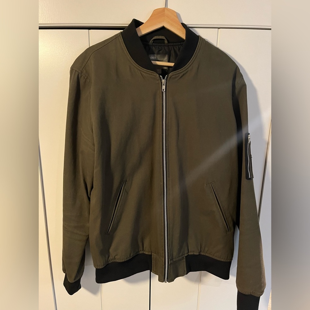 ASOS Olive Bomber Jacket
